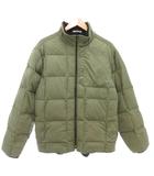 ティンバーランド Timberland ダウンジャケット ロゴ ナイロン L カーキ /AE ■GY18