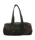 ポーター PORTER タンカー 30周年記念モデル TANKERS 30th anniversary limited edition ミニボストン ハンドバッグ 肩掛け カモフラ 迷彩柄 ロゴ刺繍 ナイロン カーキ /GV ■GY18