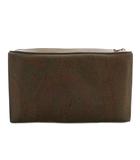 エトロ ETRO セカンドバッグ クラッチバッグ ポーチ PVC レザー ペイズリー柄 総柄 茶色 ブラウン 赤 レッド /XZ ■GY11