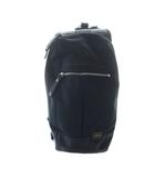 ポーター PORTER 吉田カバン ボディバッグ ショルダーバッグ 斜めがけ キャンバス レザー ロゴ 黒 ブラック ■GY18 /MQ