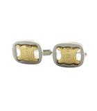 セリーヌ CELINE カフスボタン アクセサリー ロゴ シルバー色 ゴールド色 ■GY18 /MQ