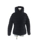 モンクレール MONCLER HERBE エルブ ショート ダウンジャケット ジップアップ フード ロゴ 1 M 黒 ブラック H20931A00093 53132 ■GY18 /MQ