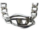 ディーゼル DIESEL ネックレス アクセサリー ペンダント ロゴ シルバー色 ■GY18 /MQ