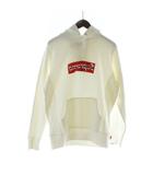 シュプリーム SUPREME コムデギャルソンシャツ COMME des GARCONS SHIRT 17SS Box Logo Hooded Sweatshirt ボックスロゴ フーディ パーカー 裏起毛 S 白 ホワイト ■GY18 /MQ