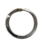 グッチ GUCCI キーリング チャーム ロゴ シルバー色 ■GY11 /MQ ■OH