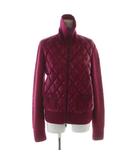 モンクレール MONCLER CARDIGAN TRICOT ダウンジャケット ウール ニット切替 ナイロン キルティング ハイネック ジップアップ S ピンク F209399B52100 A9414 /MQ ■GY18