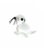 スワロフスキー SWAROVSKI 置物 オブジェ インテリア アザラシ クリスタル クリア /XZ ■GY18