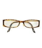 フレッド FRED ST MORITZ 眼鏡 メガネ 度あり セルフレーム スクエア べっ甲柄 茶色 ブラウン ゴールド色 /XZ ■GY17