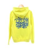 ステューシー STUSSY パーカー フーディ プルオーバー ロゴ ダイス バックプリント 長袖 M 黄 イエロー /AE ■GY18