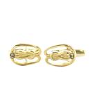 グッチ GUCCI カフス アクセサリー ロゴ ゴールド色 ■GY18 /MQ ■OH