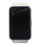  HUAWEI ファーウェイ WATCH FIT-7B7 TIA-B09 腕時計 スマートウォッチ デジタル スクエア ロゴ 初期化・動作確認済 カーキ シルバー色 ■GY18 /MQ