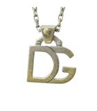 ドルチェ&ガッバーナ ドルガバ DOLCE&GABBANA ネックレス アクセサリー ペンダント DGロゴ シルバー色 ■GY18 /MQ