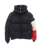 モンクレール MONCLER CHAMPERY GIUBBOTTO ダウンジャケット 12A ジップアップ フード ショート丈 ロゴ 紺 ネイビー /AE ■GY18