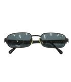 エンポリオアルマーニ EMPORIO ARMANI 眼鏡 サングラス セルフレーム カラーレンズ スクエア 黒 ブラック /XZ ■GY18