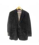 バーバリーズ Burberrys コーデュロイジャケット シングルテーラード チンベルト コットン 大きいサイズ X3 黒 ブラック /CK5 ■GY18