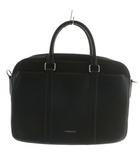 コーチ COACH ビジネスバッグ ブリーフケース ショルダー 2WAY レザー ロゴ 黒 ブラック /XZ ■GY18