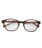 ヴィヴィアンウエストウッド Vivienne Westwood 眼鏡 メガネ セルフレーム デモレンズ べっ甲柄 ロゴ 49□20-140 茶色 ブラウン 紫 パープル 40-0013 /XZ ■GY11