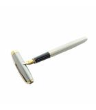 パーカー parker 万年筆 筆記用具 文房具 ロゴ シルバー色 筆記未確認 ■GY11 /MQ