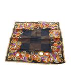 セリーヌ CELINE ハンカチ スカーフ 総柄 ロゴ マルチカラー ■GY18 /MQ