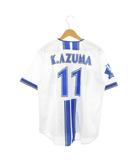  ハイクオリティーレプリカユニフォーム 横浜DeNaベイスターズ HOME No.11 東克樹 半袖シャツ ロゴ 野球 観戦 ファン M 白 ホワイト /MN7 ■GY11