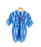  ハイクオリティーレプリカユニフォーム 横浜DeNaベイスターズ 交流戦 HOME No.25 筒賀 嘉智 半袖シャツ ロゴ 野球 観戦 ファン M 青 ブルー /AO15 ■GY11