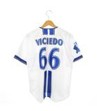  ハイクオリティーレプリカユニフォーム 横浜DeNaベイスターズ HOME No.66 D.ビシエド 半袖シャツ ロゴ 野球 観戦 ファン S 白 ホワイト /MN9 ■GY11