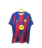 ナイキ NIKE ユニフォーム ホーム 半袖 レプリカ FCバルセロナ 2025/26 スタジアム ゲームシャツ 切替 ロゴ刺繍 プリント ラバー サッカー L 紺 ネイビー HJ4590-456 /MN12 ■GY11