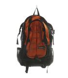 ルコックスポルティフ le coq sportif リュックサック バックパック デイパック ナイロン ロゴ 黒 ブラック オレンジ /XZ ■GY11