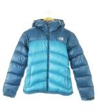 ザノースフェイス THE NORTH FACE アコンカグアフーディー ダウンジャケット 配色 ロゴ アウトドア S 青 ブルー NDW18104 /AO22 ■GY18