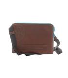 カステルバジャック CASTELBAJAC ショルダーバッグ 斜めがけ レザー ロゴ 茶 ブラウン ■GY18 /MQ