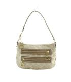 コーチ COACH ハンドバッグ キャンバス レザー ロゴ シグネチャー 茶 ブラウン ■GY18 /MQ