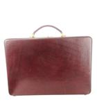 ゴールドファイル GOLD PFEIL ブリーフケース 書類カバン レザー 革 キー付き 赤 レッド /CK7 ■GY18