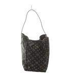 ラシット RUSSET ハンドバッグ ナイロン レザー 総柄 ロゴ 茶 ブラウン ■GY18 /MQ