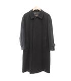 バーバリーズ Burberrys ヴィンテージ ステンカラーコート カシミヤ メルトン ロング丈 グレー /JS ■GY18