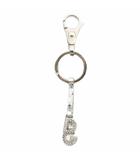 ディー&ジー ドルガバ ドルチェ&ガッバーナ D&G キーホルダー チャーム DG イニシャル ラインストーン ロゴ シルバー色 /XZ ■GY18