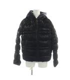 モンクレール MONCLER 22AW THARON ダウンジャケット ショート H10931A00019 53A3H  長袖 ジップアップ ロゴ 0 S 黒 ブラック ■GY18 /MQ