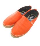 ロエベ LOEWE エスパドリーユ スリッポン アナグラム 36 オレンジ 橙色 /IU ■GY18