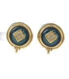 バーバリーズ Burberrys イヤリング アクセサリー 両耳用 ロゴ ラインストーン ゴールド色 ■GY11 /MQ