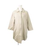 Sマックスマーラ 'S Max Mara ステンカラーコート スプリングコート コクーン ロング 七分袖 比翼 40 L ベージュ /MN11 ■GY18