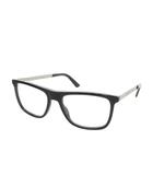 グッチ GUCCI 眼鏡 メガネ 度なし セルフレーム ウェリントン ロゴ 54 18 150 黒 ブラック GG0691O /MN6 ■GY18