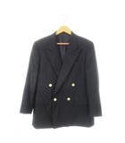 バーバリーズ Burberrys ヴィンテージ 紺ブレ テーラード ジャケット ブレザー ダブル 総裏地 ダブルベンツ 金ボタン 92-82-160 AB3 ネイビー /AH7 ■GY18