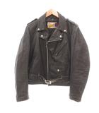 ショット SCHOTT PERFECTO 80~90s バイカータグ 後期 ダブル ライダース ジャケット レザー USA製 ヴィンテージ 38 黒 ブラック /UO ■GY18