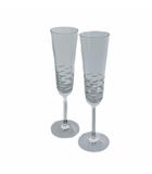 バカラ Baccarat ローラ シャンパンフルート グラス コップ 食器 ロゴ クリア ■GY18 /MQ