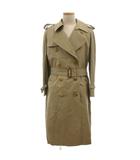 バーバリーズ Burberrys ヴィンテージ トレンチコート ダブル ビッグカラー ベルト エポレット ロング ベージュ /JS ■GY18