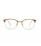 ジョルジオアルマーニ GIORGIO ARMANI 眼鏡 めがね ハーフリム ロゴ 度入り 51□18-145 ゴールド色 ■GY11 /MQ