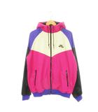 ナイキ NIKE AIR ジップアップパーカー ジャケット 前後ジップ 配色 ロゴ刺繍 L ピンク /AH18 ■GY17