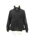 アディダス adidas クロスジャケット WTECHジャケット ショート丈 スタンドカラー ジップアップ ロゴ スリーストライプス スポーツ M 黒 ブラック GM8780 /MN19 ■GY18