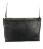  アエタ Aeta ショルダーバッグ ポシェット レザー 革 黒 ブラック /CK13 ■GY11