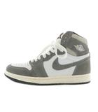 ナイキ NIKE エアジョーダン1 レトロ ハイ OG ブラック アンド スモークグレー Air Jordan 1 Retro High OG Black and Smoke Grey スニーカー レザー ハイカット US4 23cm 白 ホワイト グレー DZ5485-051 /XZ ■GY18