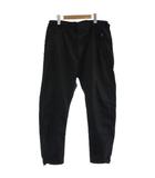 プラダ PRADA Re-Nylon リナイロン トラウザー パンツ 三角 トライアングル プレート ドローコード ボトムス 48 黒 ブラック SPH66S2021WQ8 /PP ■GY18